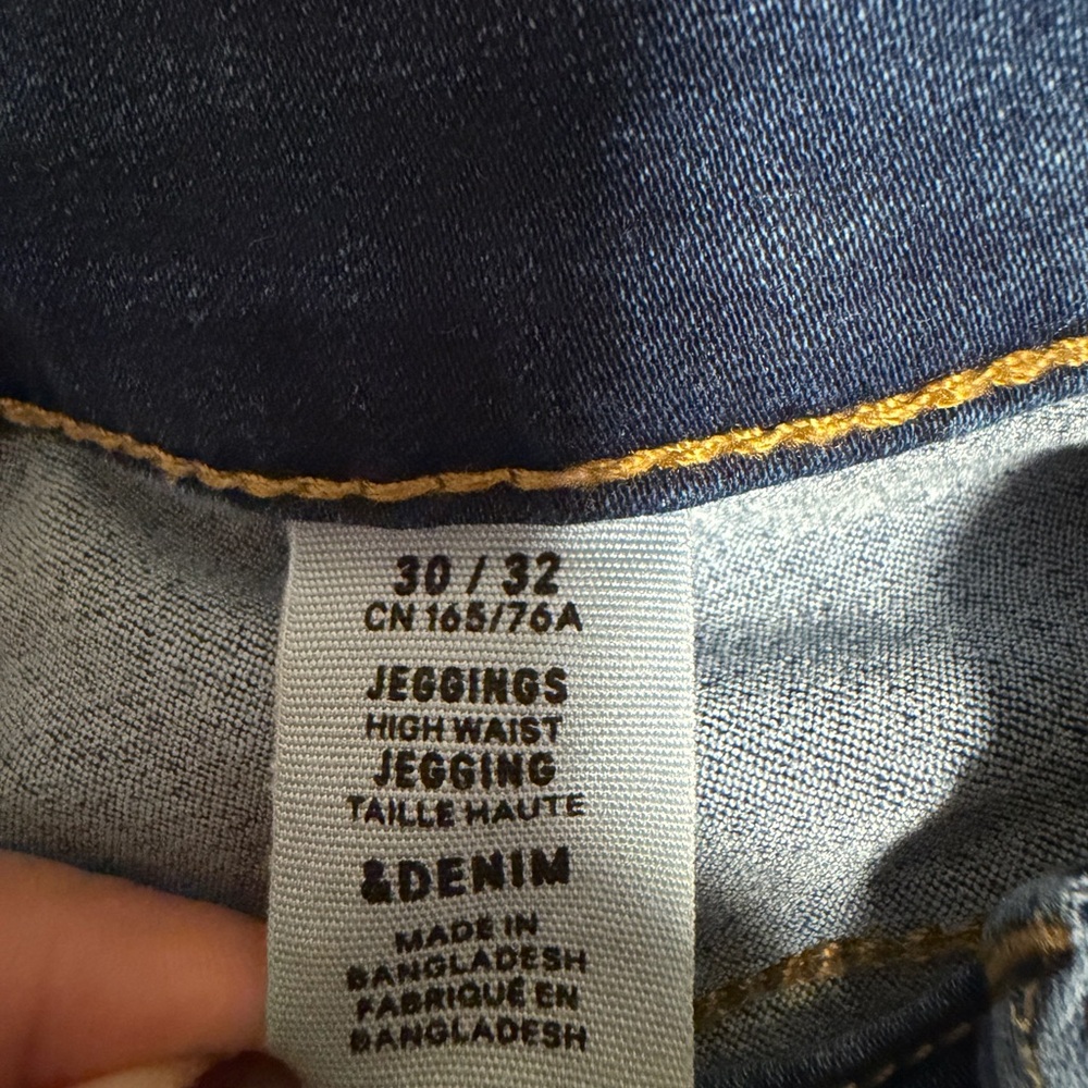 High Waist Denim Jeggings
